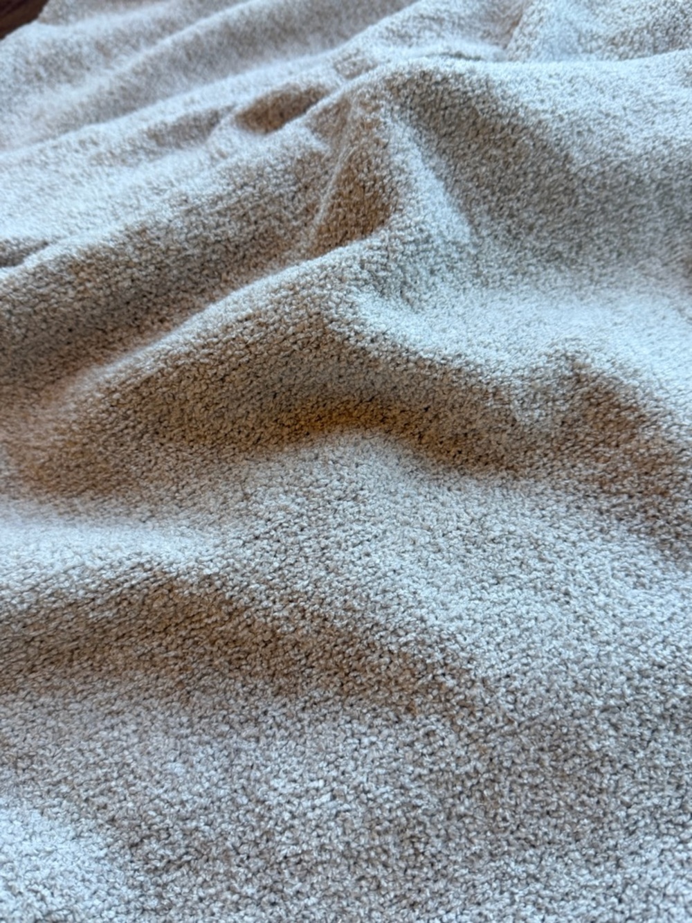 Natori Cream Cozy Knit Pajama Top - Picture 4 of 4